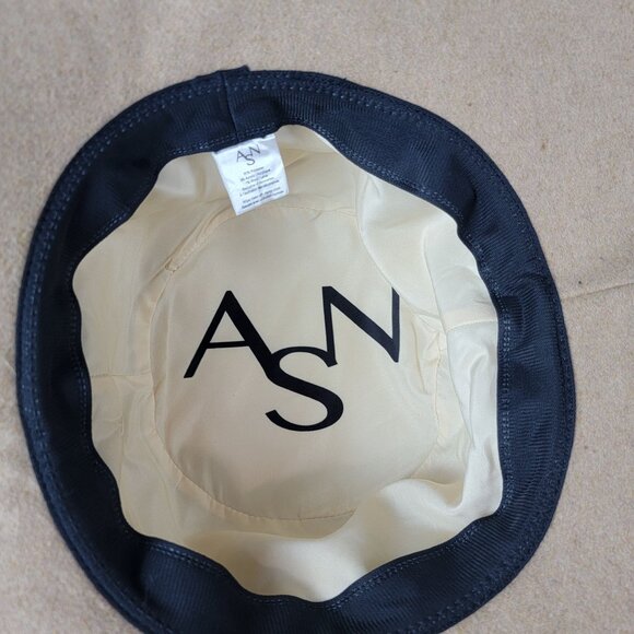 ASN Womens Harper Wide Brim Floppy Hat‎ Tan Felt Braid Boho Bohemian